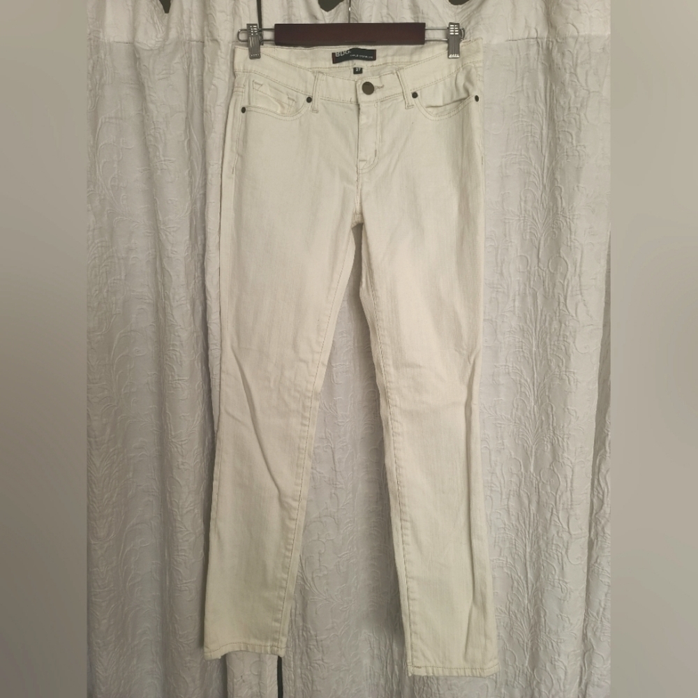 BDG Ankle Cigarette Jeans Size 27 White Slim Fit Stretch Denim
